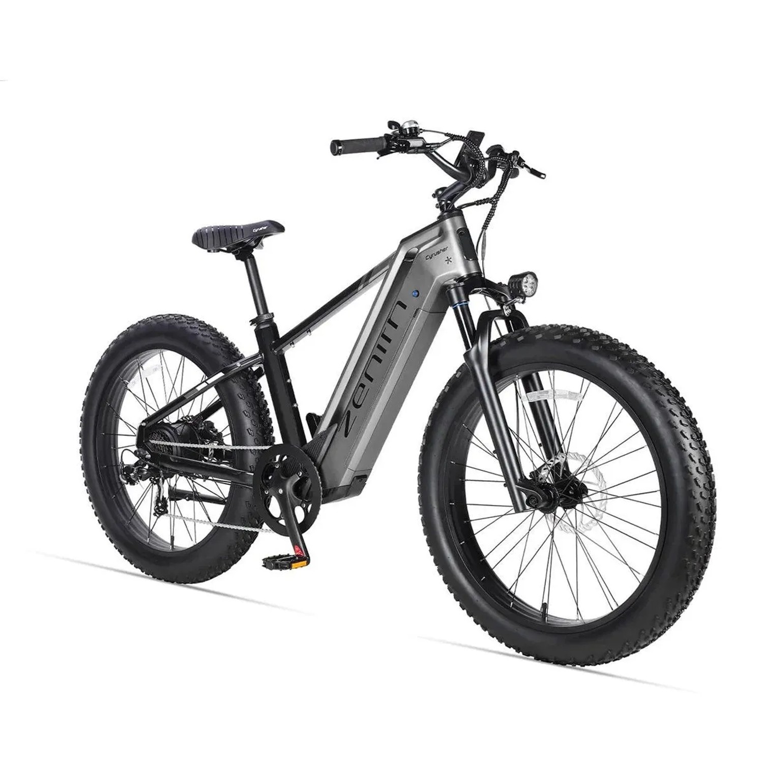 Cyrusher Zenith E-Bike mit Fat Tires 52V 15Ah Akku Drehmoment und Trittfrequenzsensor