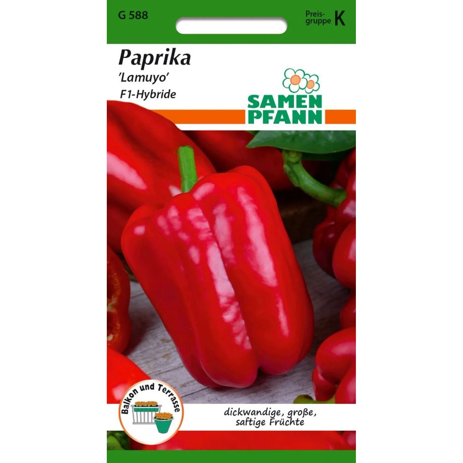 SAMEN PFANN Paprika Lamuyo F1