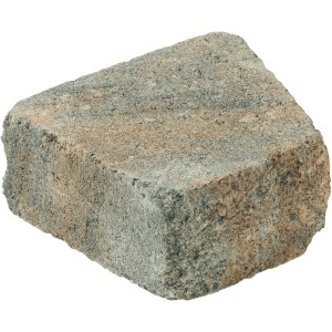 Diephaus Mauerstein Munin Muschelkalk, trapezförmiger Mauerstein für flexible Mauerverläufe.