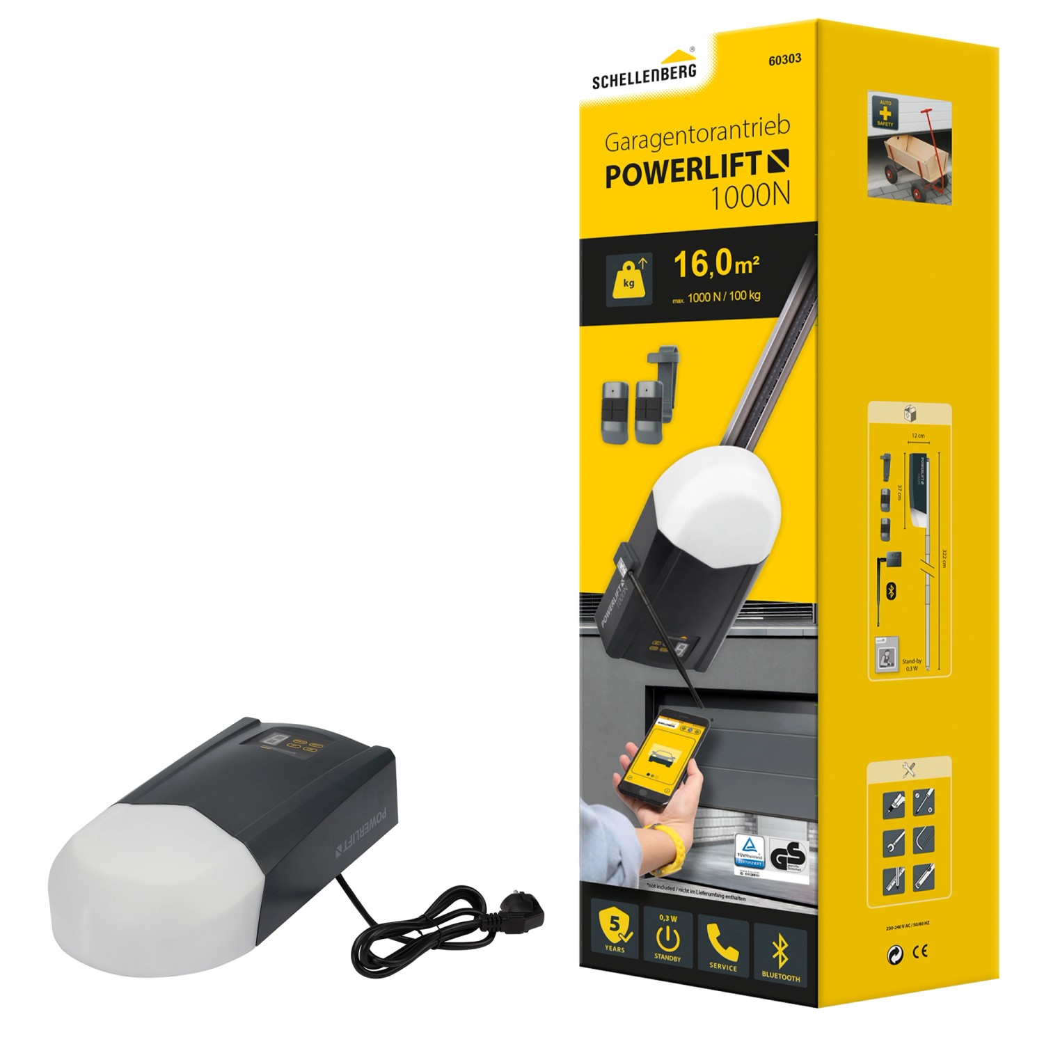 Schellenberg Garagentorantrieb Powerlift 1.000 N