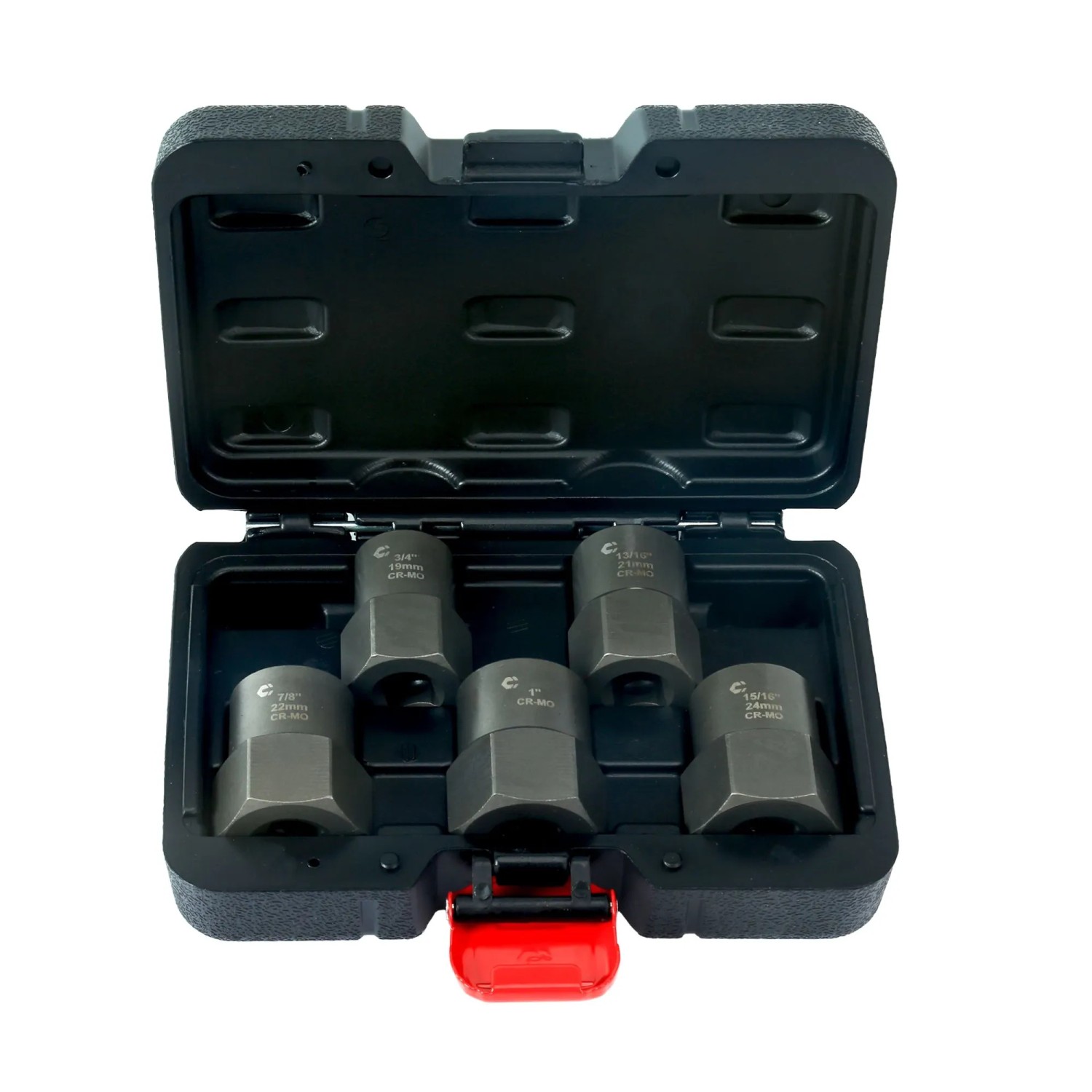 CCLIFE Impact Schraubenausdreher Set 5-tlg. 1/2 Zoll 19-25 mm CR-MO