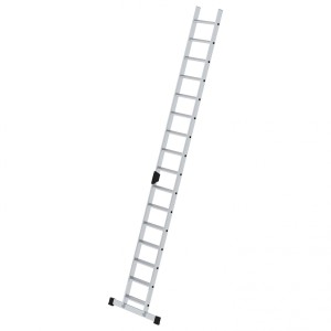 MUNK Stufenanlegeleiter mit 16 Stufen, Traverse und Ergo-Pad für sicheren Stand.