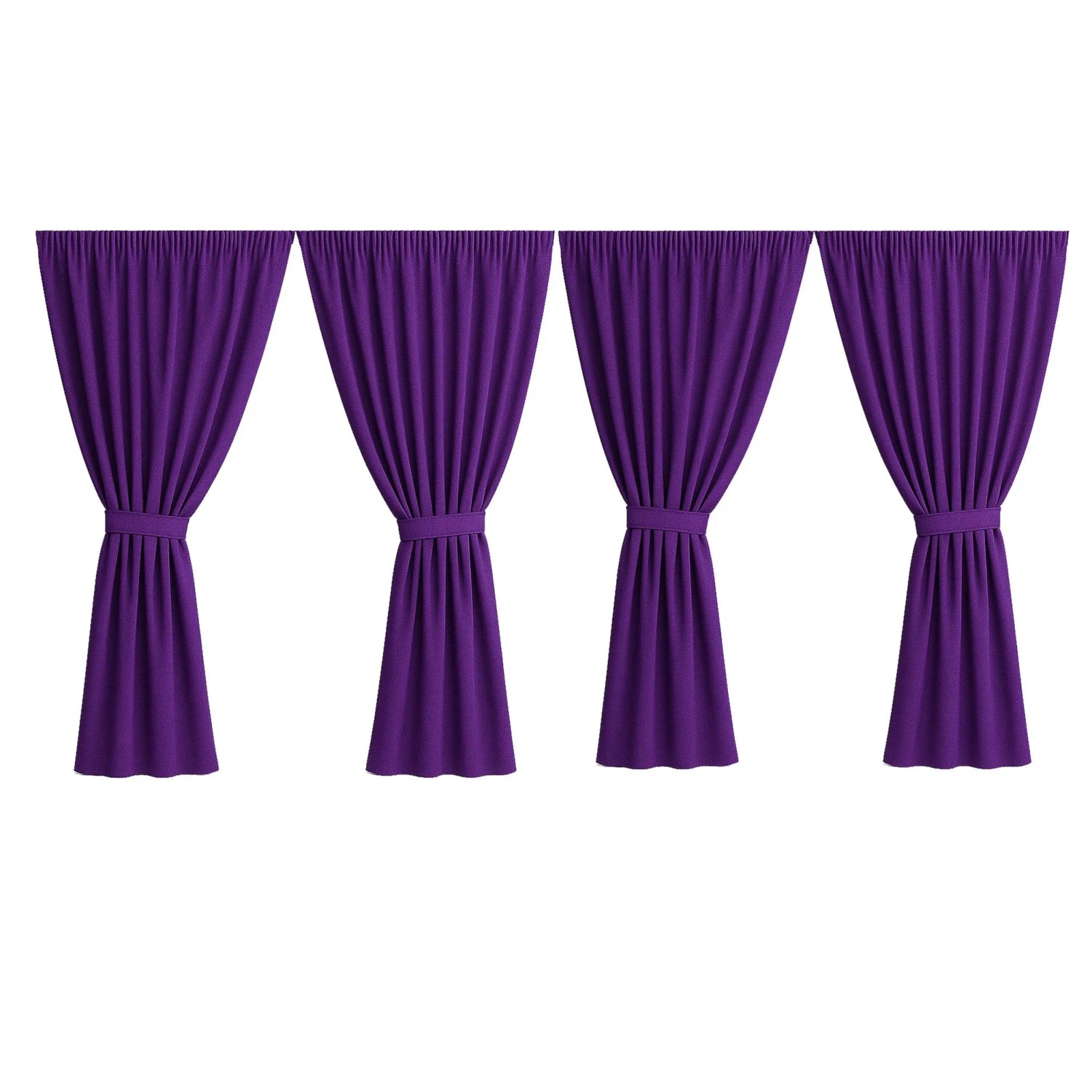 Setgarden Curtain Garden Outdoor Vorhang    4 x 155 × 200 cm – Balkon Vorhang 1tlg Violett