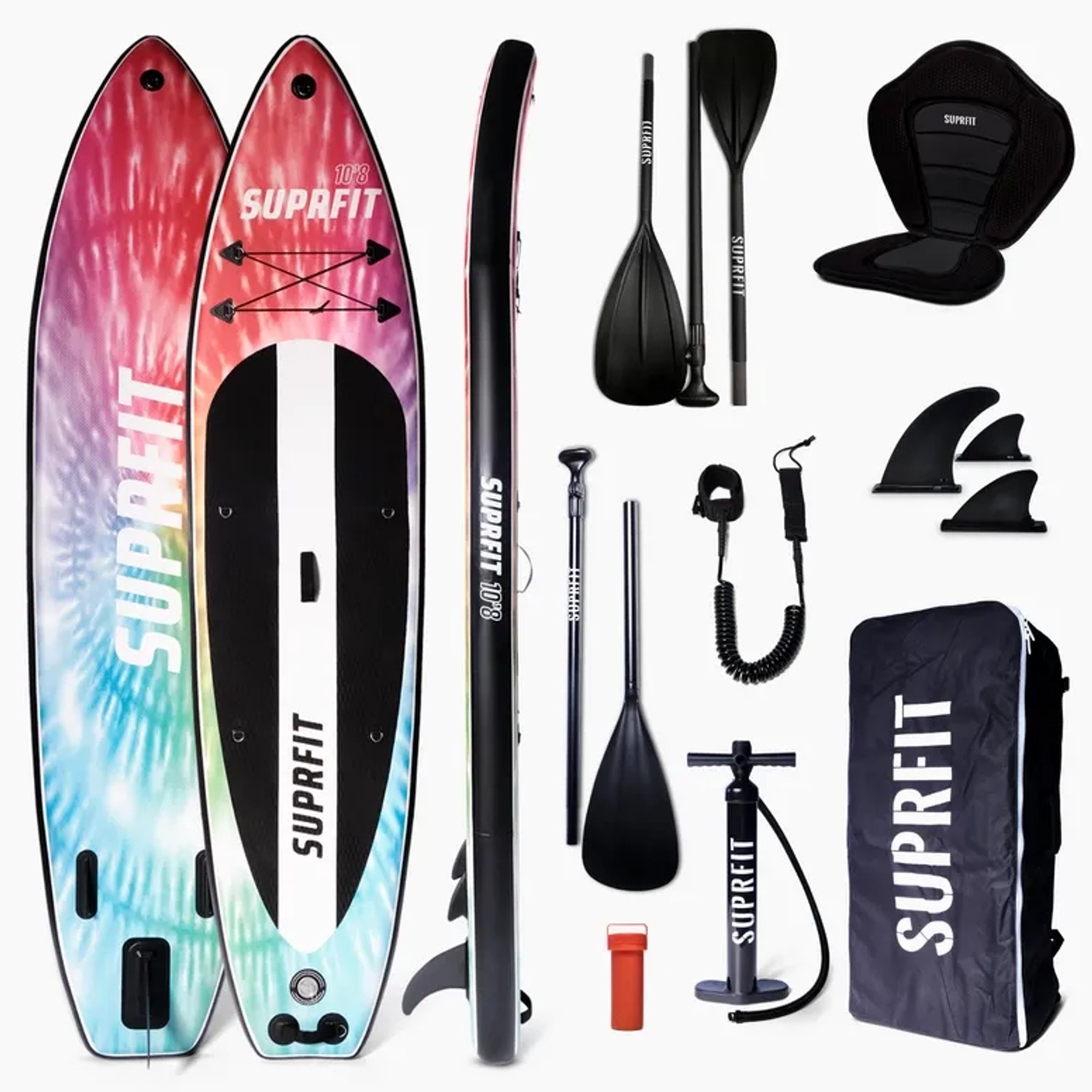 Suprfit SUP Board Set Batik inkl Sitz und Kajak Paddle