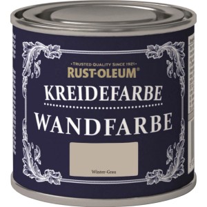 Dose Rust-Oleum Kreidefarbe Wandfarbe Winter-Grau, matte Farbe für den Innenbereich.