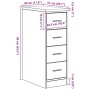 vidaXL Garagen-Aufbewahrungsschrank Weiß 30x51x85 cm Massivholz Kiefer 860580_12