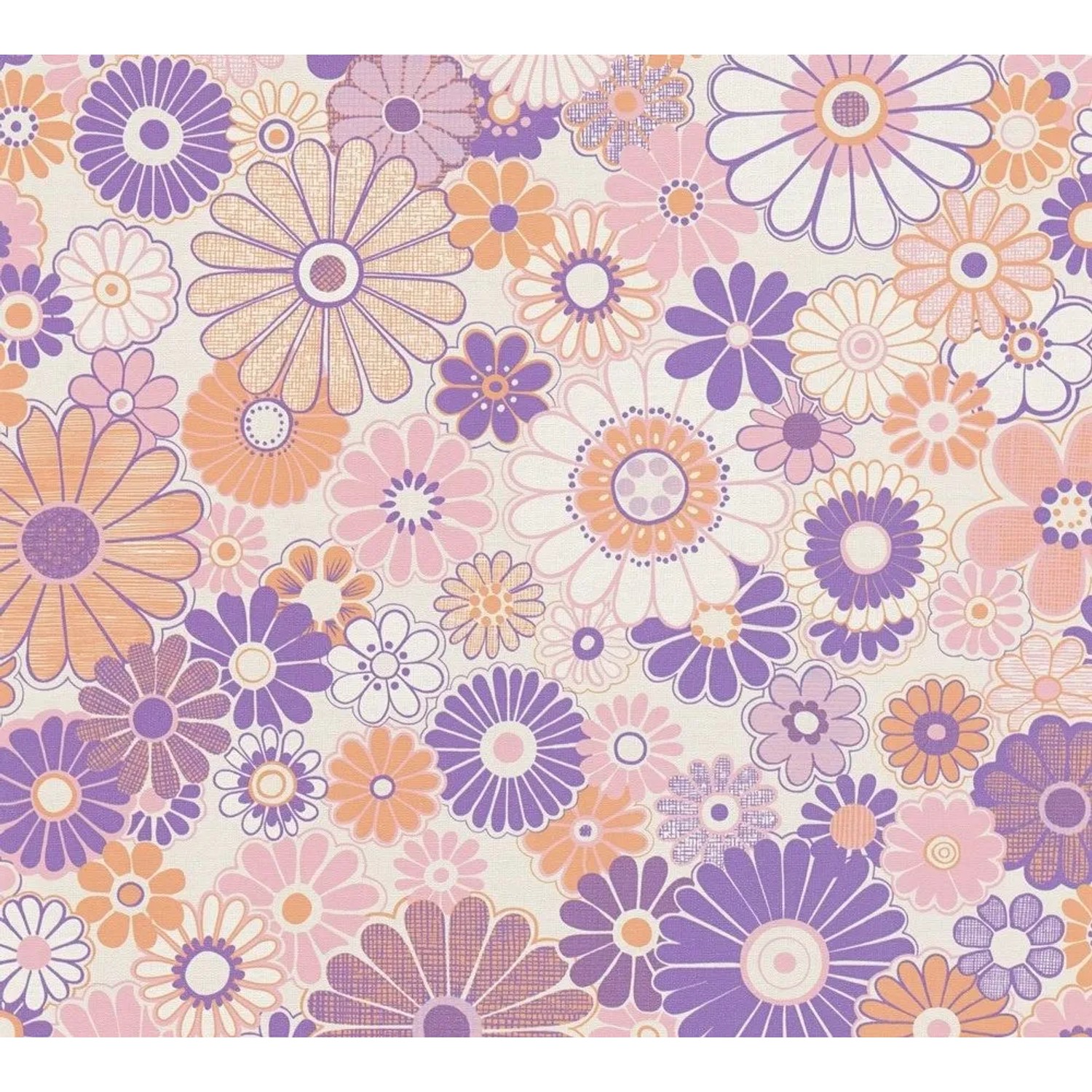 Tadessi Tapete Floral M1-No.10923 Vliestapete in Orange