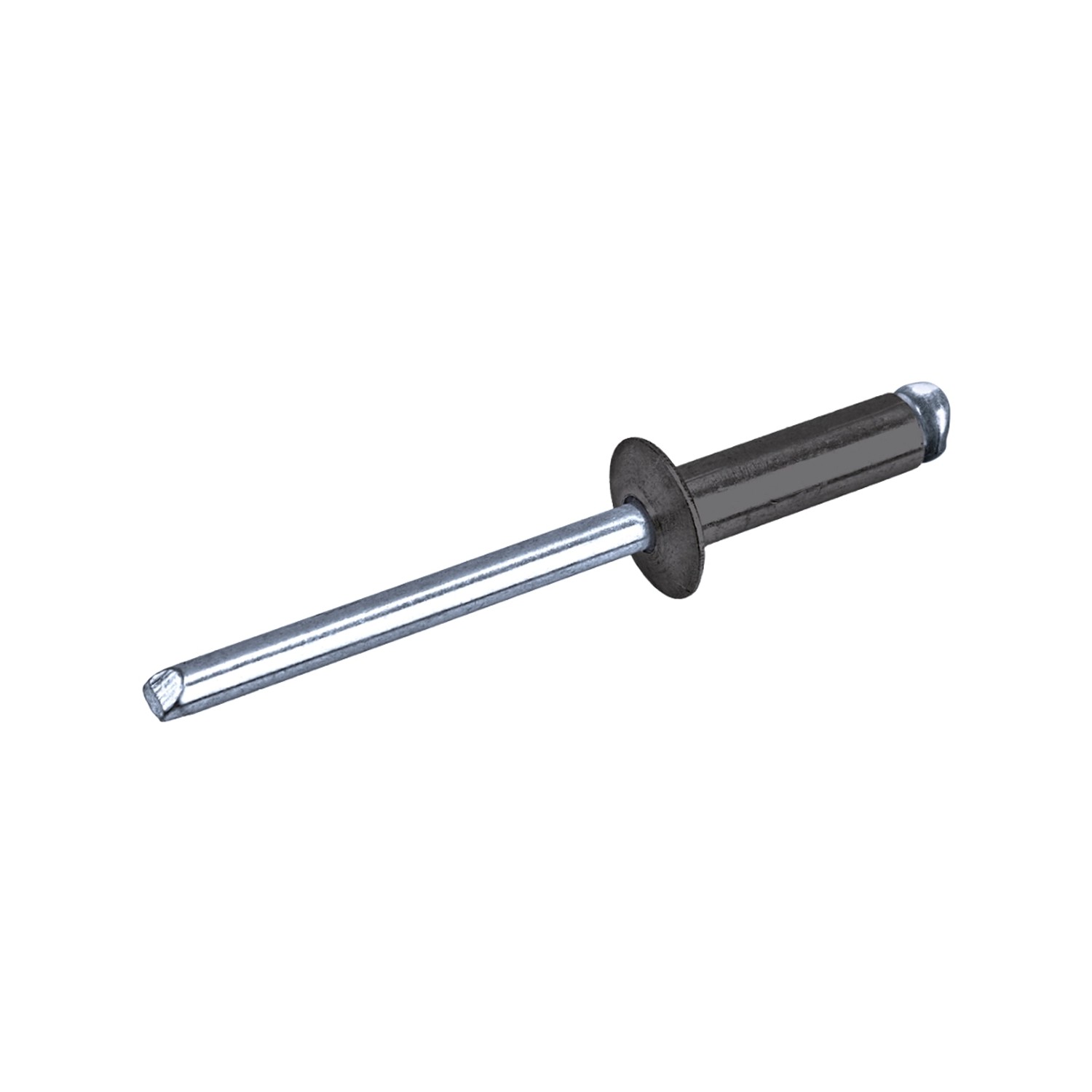 Thumbnail - GOEBEL 1000 Blindnieten Aluminium Stahl 3,0 x 8,0 mm Flachkopf 9005 Schwarz Niete Rainbow Standard