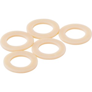 5er Set KÖRO TPE-Ring 11x18x1,5 mm für 1/2 Zoll Überwurfmuttern, Dichtungsringe.