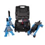 Güde Reifenwechsel-Set 2: Rangierwagenheber, Schlagschrauber, Unterstellböcke im Set.