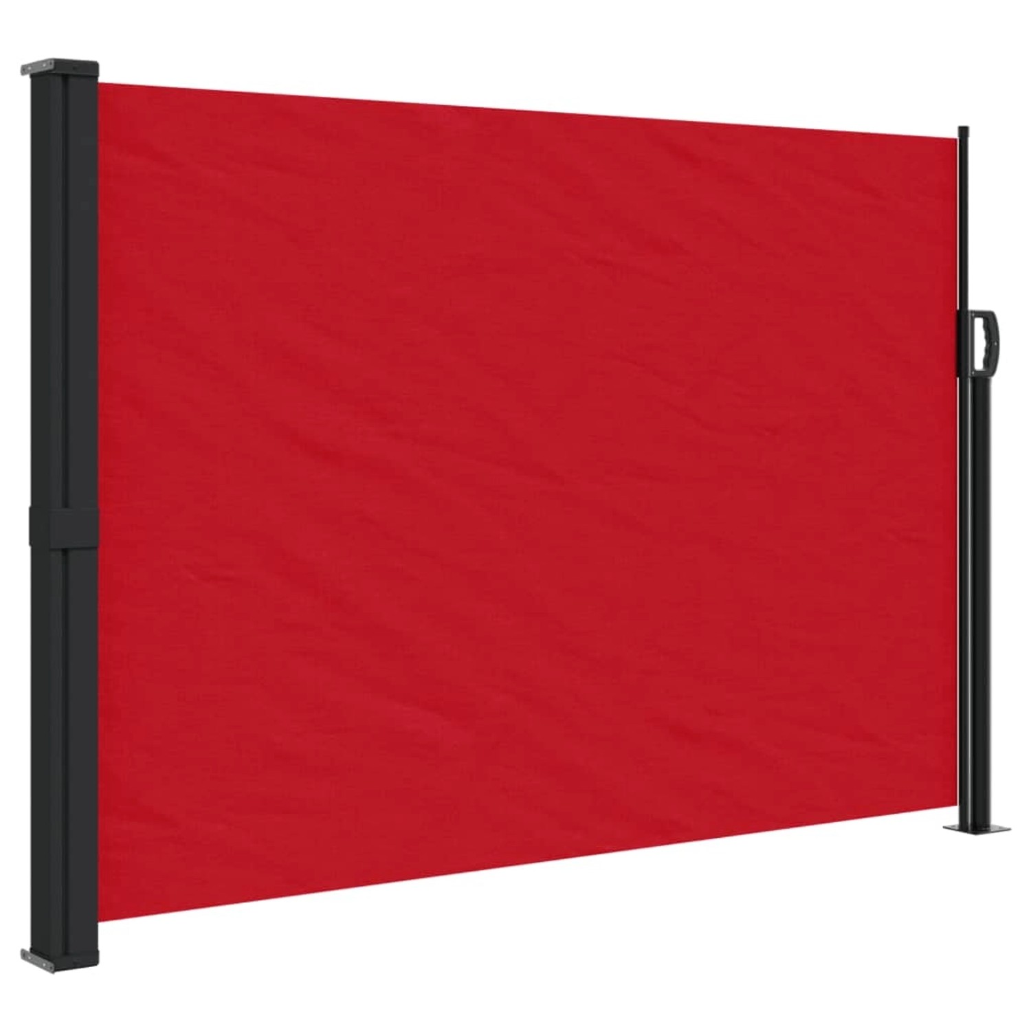 furnicato Seitenmarkise Ausziehbar Rot 140x600 cm günstig online kaufen