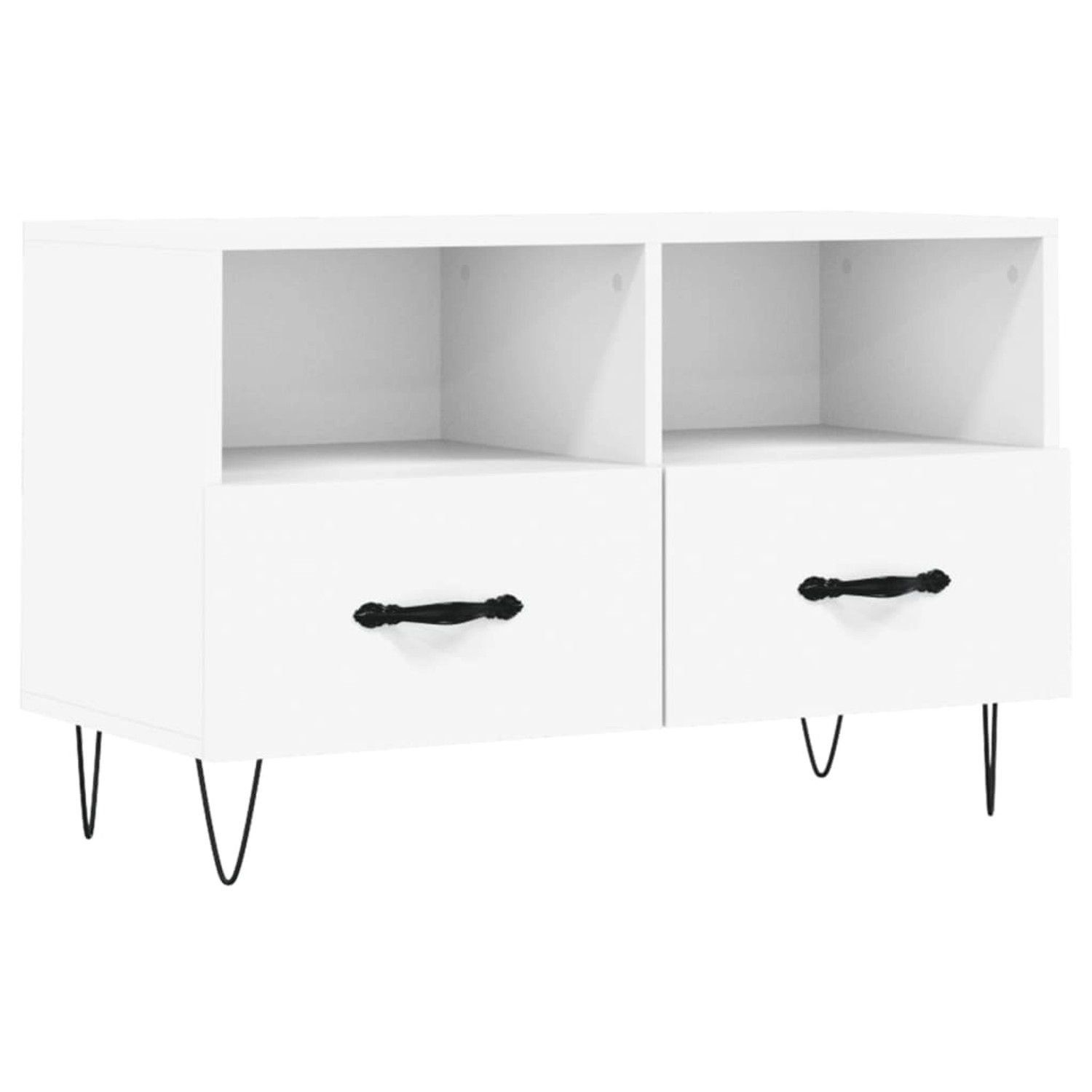vidaXL TV-Schrank Weiß 80x36x50 cm Holzwerkstoff 828964 günstig online kaufen