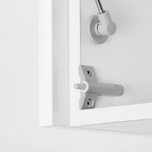 Emuca Kit von 10 Dämpfungskolben Minidamp 2 für Flügeltür mit Schliebautomatik Kunststoff Grau