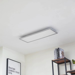 Arcchio LED Deckenleuchte LED Panel Lyndra 10025919 Modern in Alu aus Aluminium 1-flammig Wohnzimmerleuchte