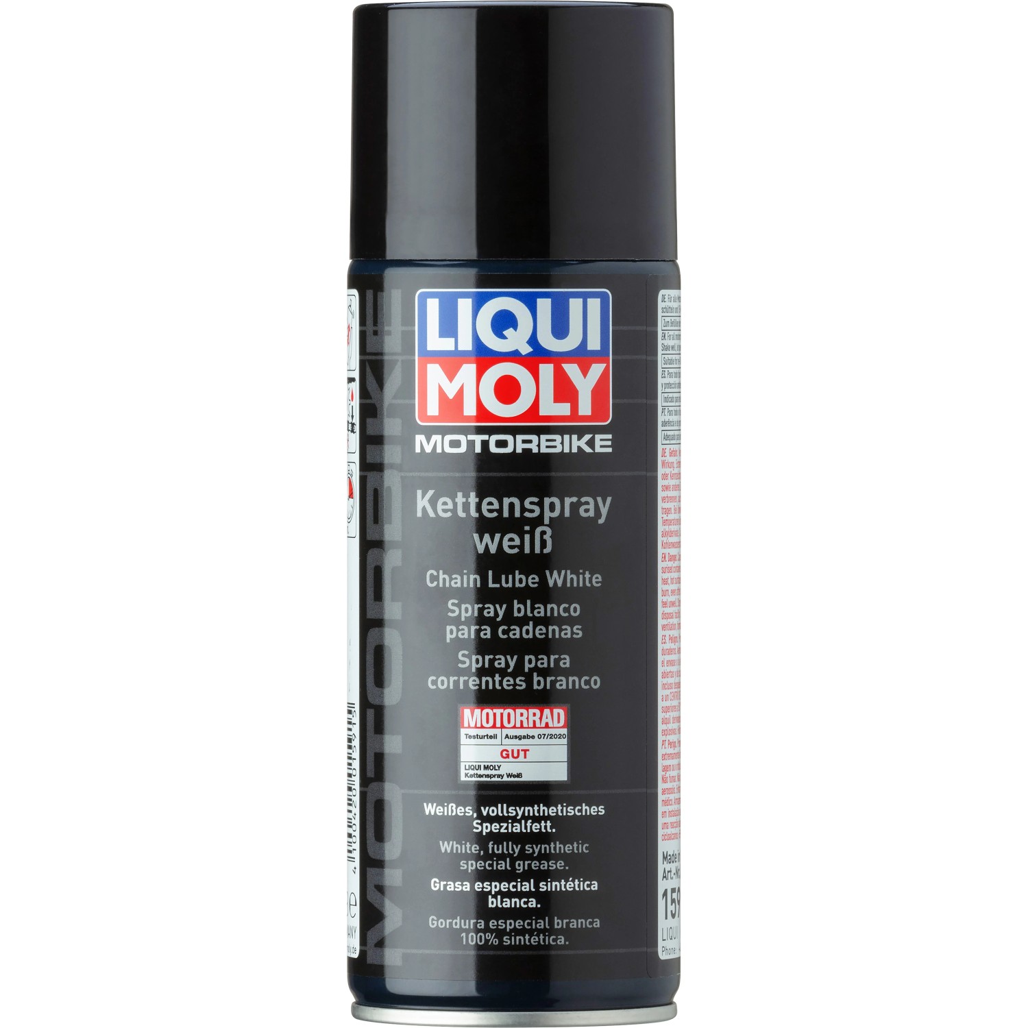 Liqui Moly Motorbike Kettenspray Weiß 400 ml