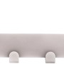 Siro Türgarderobe aus Metall in Nickel Matt mit 6 Haken, Länge 375 mm.