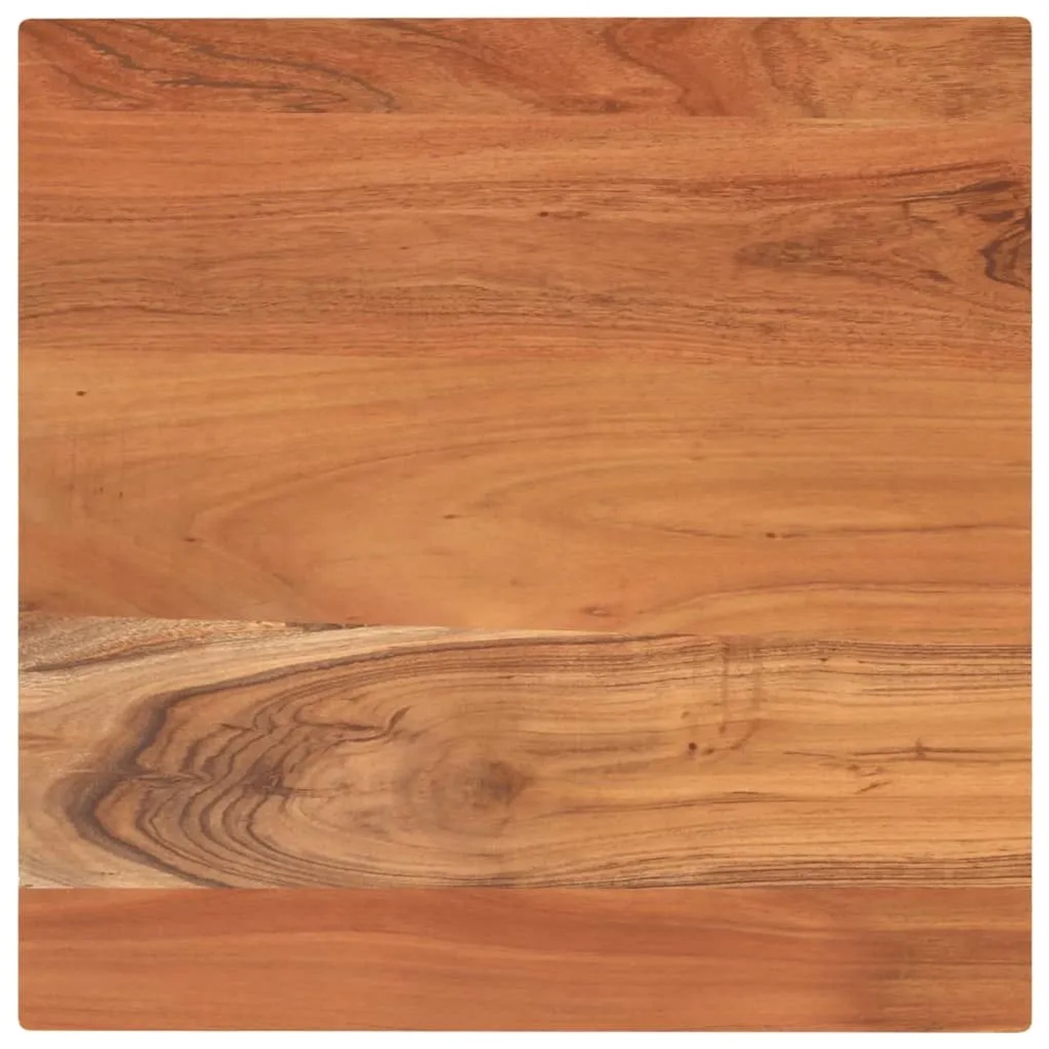 vidaXL Tischplatte 60x60x2,5 cm Quadratisch Massivholz Akazie 370924