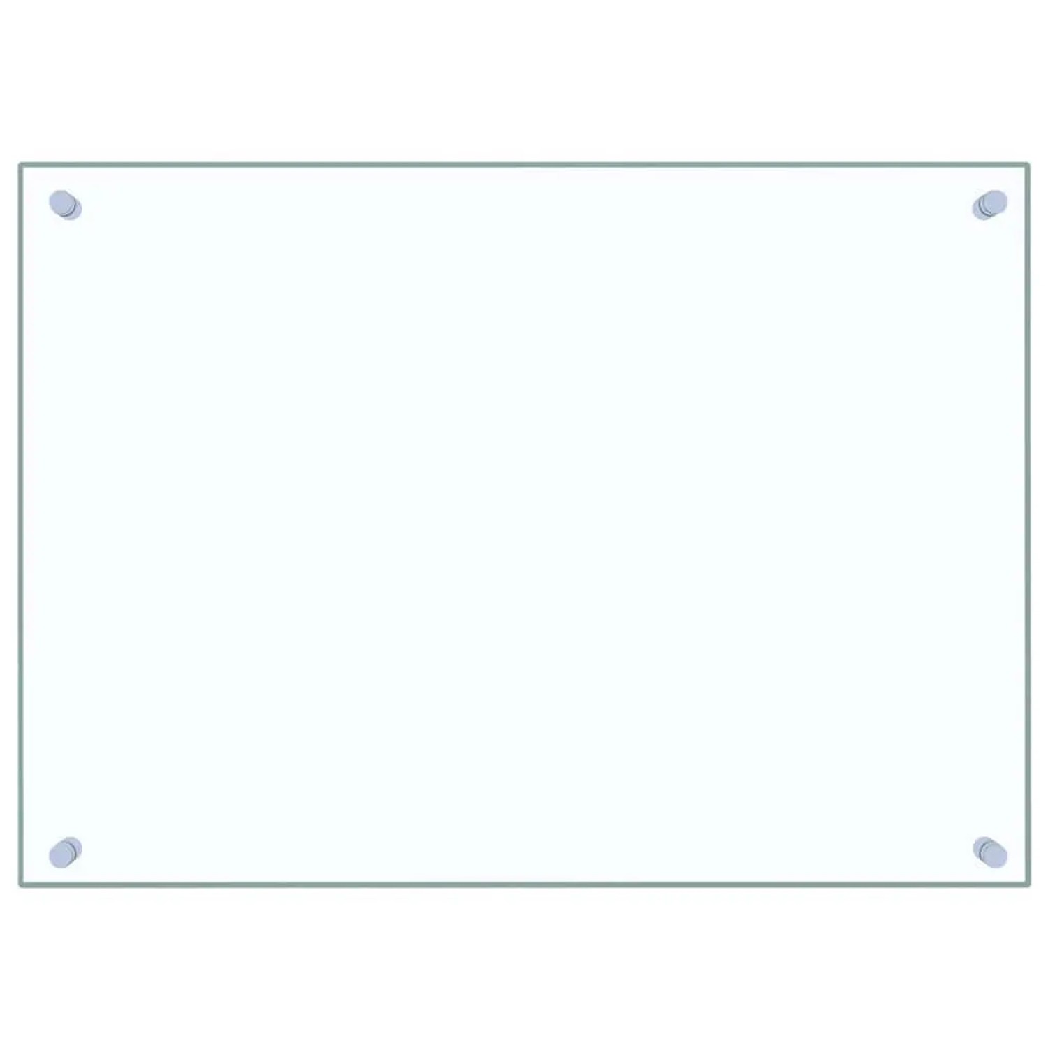 DELUKE Küchenrückwand Glas 70x50cm Transparent Wandverklediung Küche Wandschutz Spritzschutz Herdspritzschutz Glasplatte