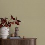 Erismann Vliestapete La Terrasse Linea Tissu, dunkelgrüne Weboptik an der Wand.