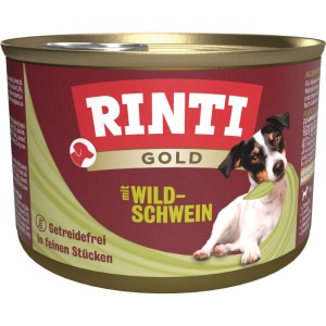 Rinti Hunde-Nassfutter Gold Wildschwein 185 g
