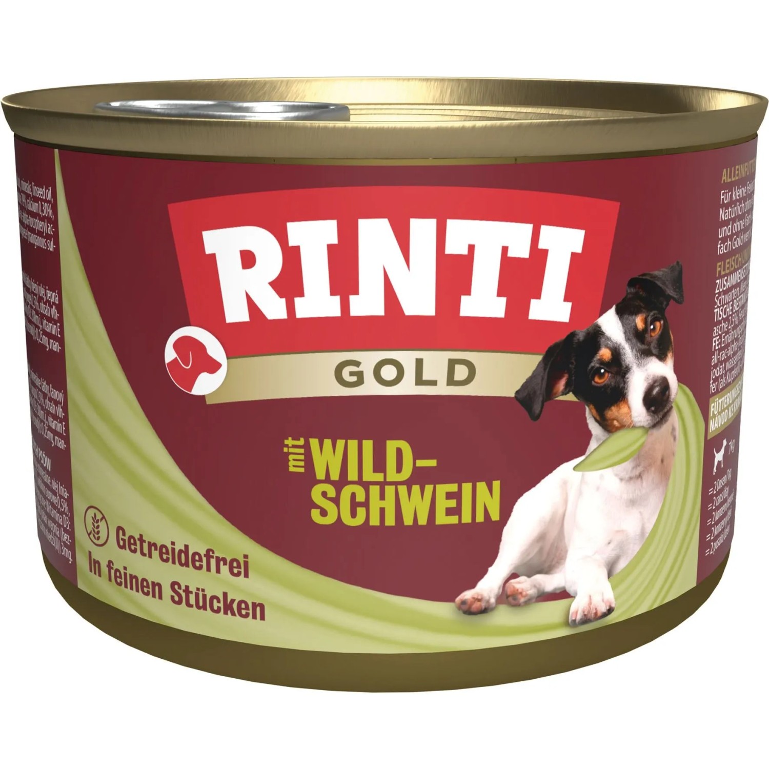 Rinti Hunde-Nassfutter Gold Wildschwein 185 g
