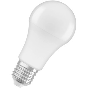 Osram LED-Leuchtmittel E27, 10W, Glühlampenform, neutralweißes Licht.