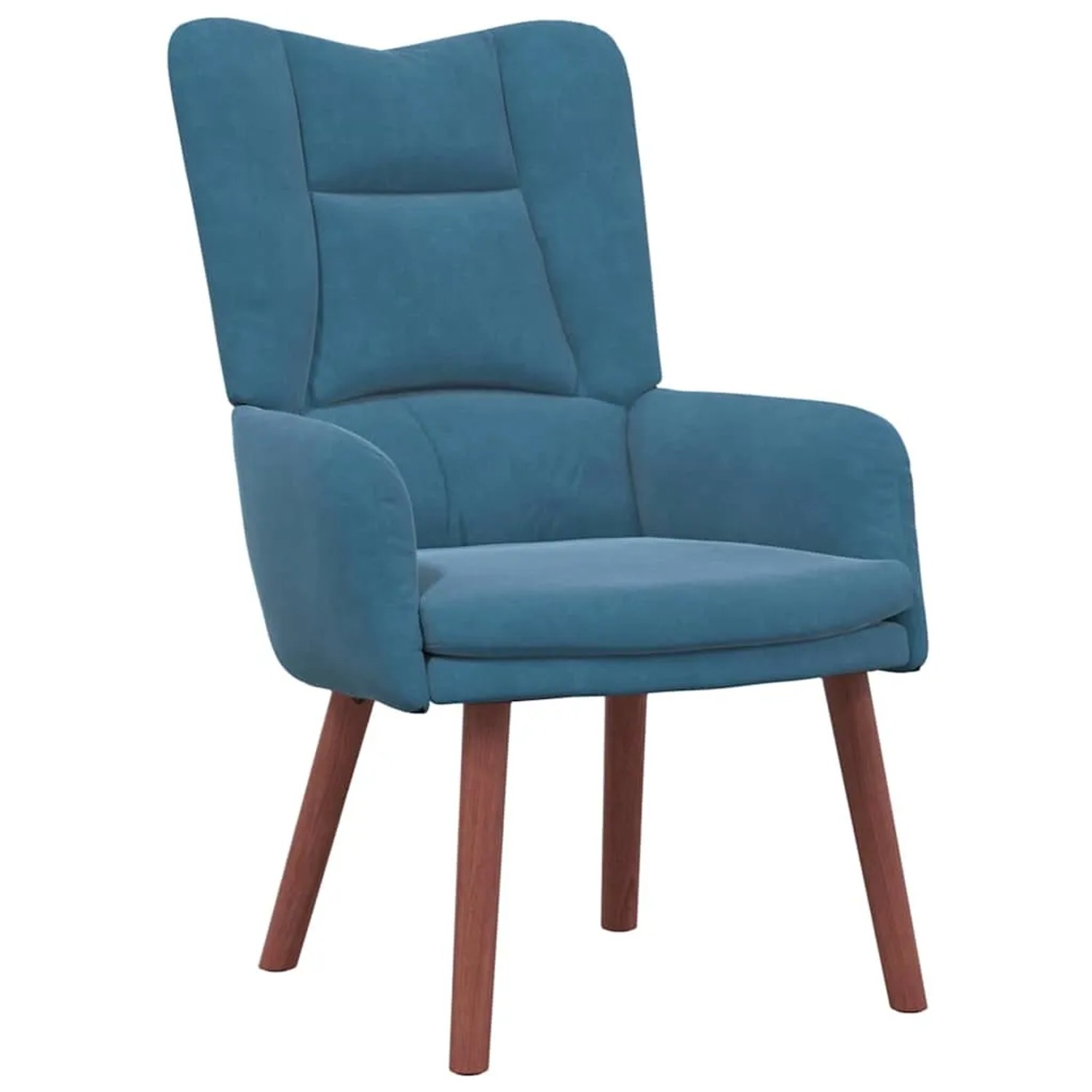 vidaXL Relaxsessel Blau 63 x 67 x 94 cm Samt 42001802