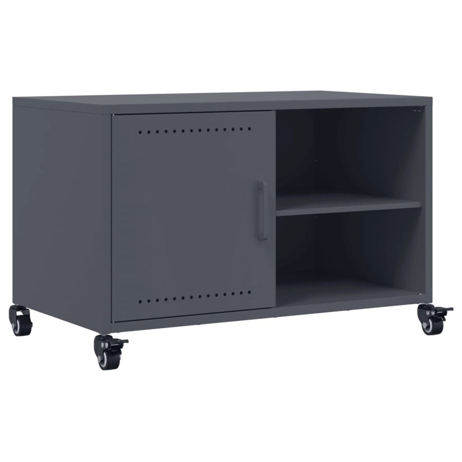 vidaXL TV-Schrank Anthrazit 68x39x43,5 cm Stahl 846670 günstig online kaufen