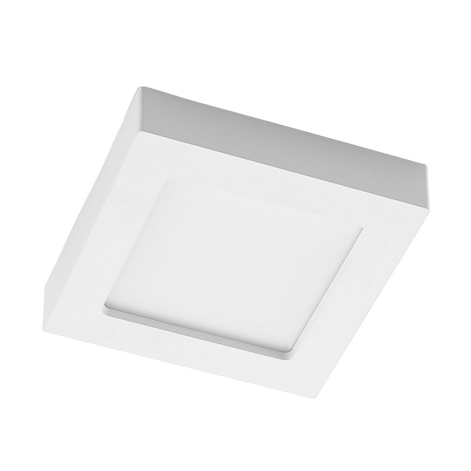PRIOS LED Deckenleuchte Alette 9917058 Modern in Weiß aus Aluminium 1-flammig Badezimmerleuchte