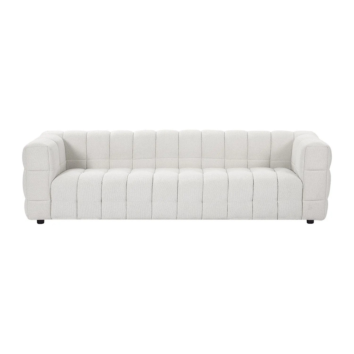 Vente-unique Sofa Ohne Schlafmöglichkeit Lerici Weiß 255 cm