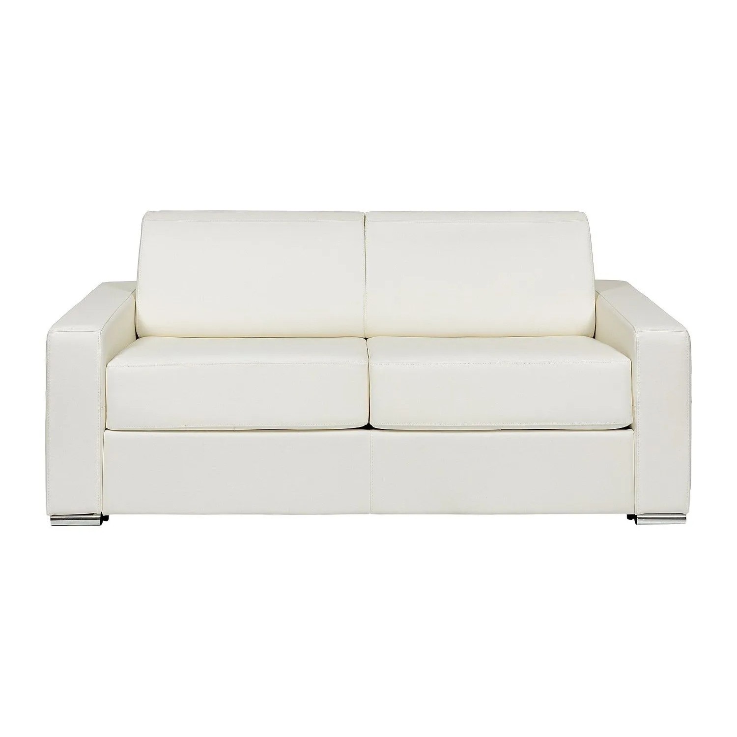 Vente-unique Schlafsofa Calito Weiß 194 cm