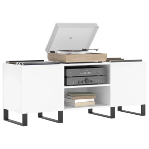 vidaXL Plattenschrank Weiß 121x38x48 cm Holzwerkstoff 831684