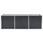 vidaXL Garten-Hochbeet Anthrazit 240 x 80 x 77 cm Verzinkter Stahl 45726_4