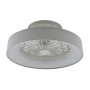 Lindby LED Deckenventilator mit Lampe Mace 10022137 Dimmbar Leselampe Modern in Weiß 1-flammig Wohnzimmerleuchte