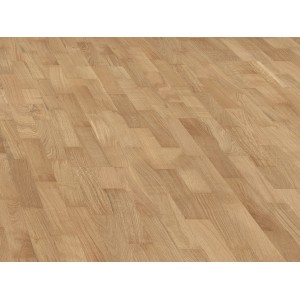 OBI Parkettmuster Schiffsboden Eiche, versiegelt, mittelbraun.