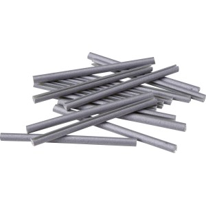 12er Set Prophete Speichenreflektoren Sekuclip für Fahrräder, silberfarben.