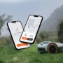 Segway Navimow Mähroboter i105E mit App-Steuerung und Kartierung, im Garten.