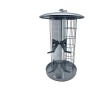 Relaxdays Vogelfutterstation Eisen Kunststoff Silber 3-in-1 Wetterfest Zum Aufhängen 34,5 cm x 21 cm 0,7 kg_5