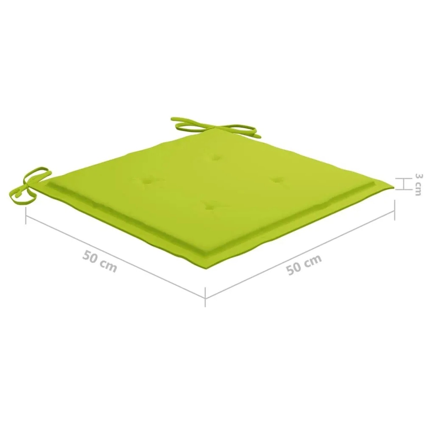 vidaXL Gartenstühle 8 Stk mit Kissen Massivholz Teak 3073153_11