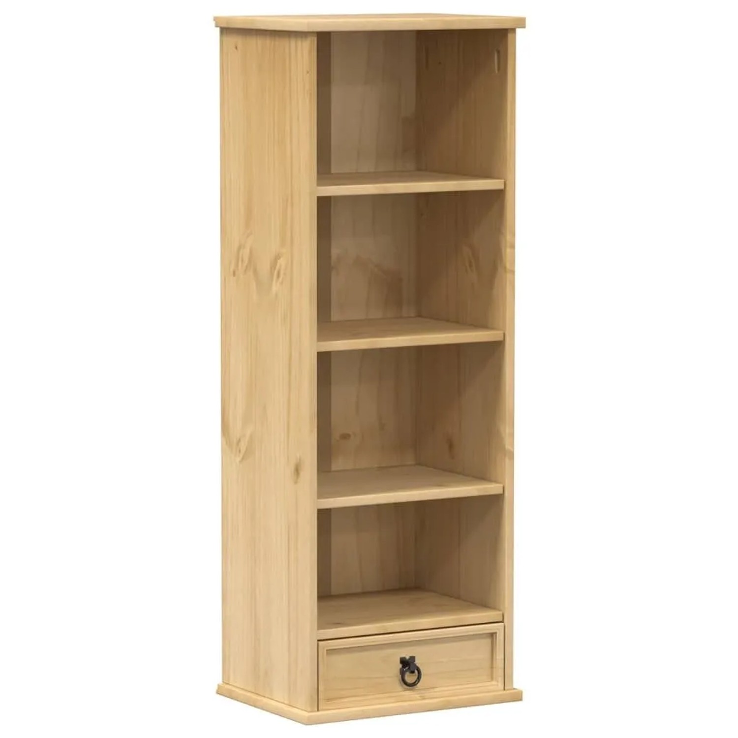 vidaXL CD-Schrank Corona 40x30x110 cm Massivholz Kiefer 4005683