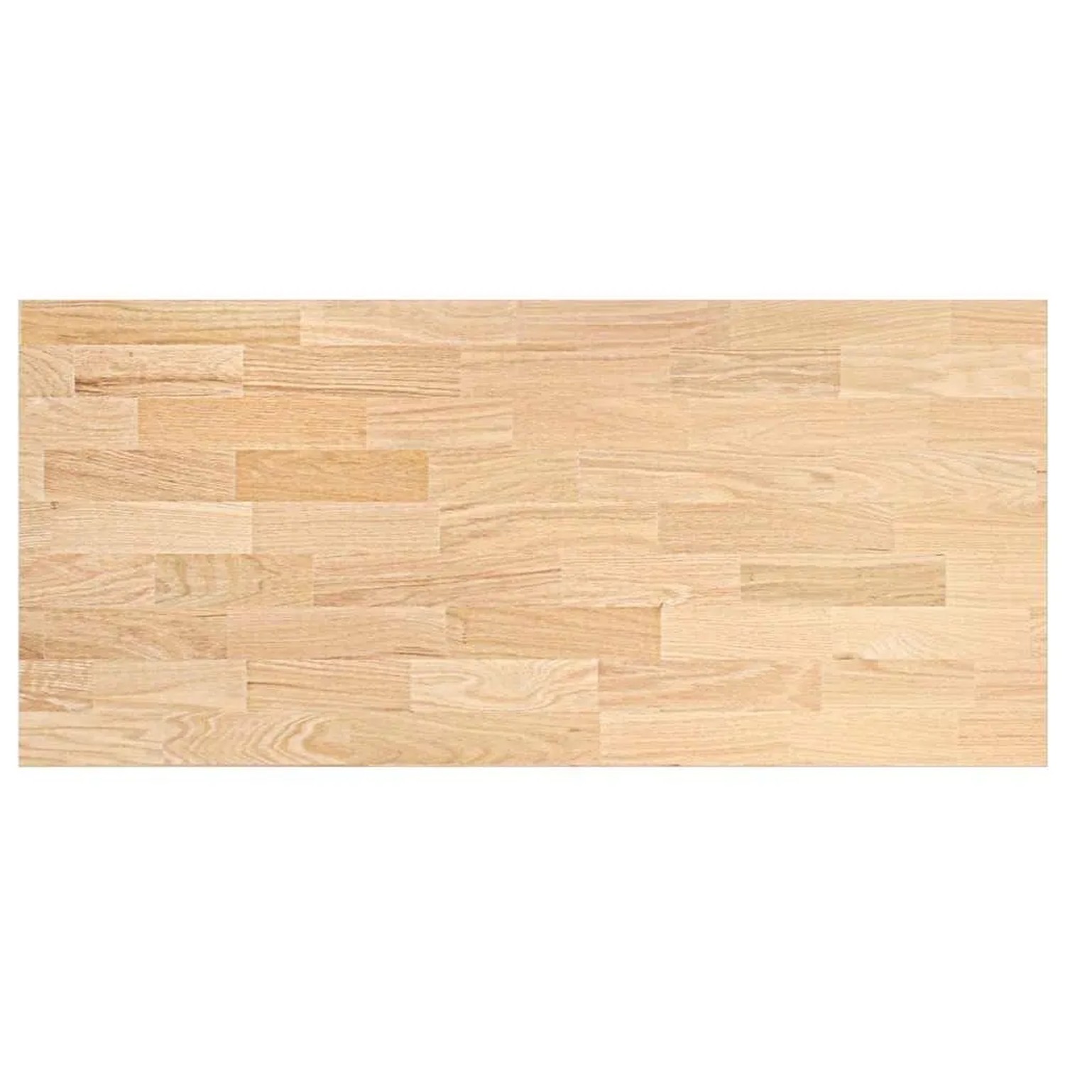 vidaXL Küchenarbeitsplatte 140x63,5x2,7 cm Massivholz Eiche Rechteckig 4009000