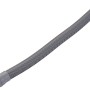 Graues HT-Flexrohr (750 mm) aus Kunststoff für Sanitärinstallation, flexibel einsetzbar.