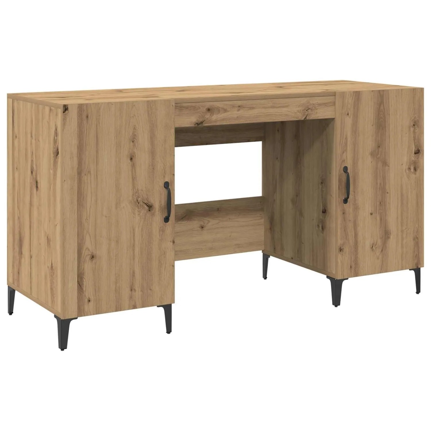vidaXL Schreibtisch Kunsthandwerk Eiche 140 x 50 x 75 cm Holzwerkstoff 8004203