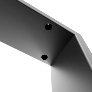 SOTECH Tischgestell Höhe 720 x Breite 500 mm Stahl Schwarz Pulverbeschichtet Profil 80 x 20 mm
