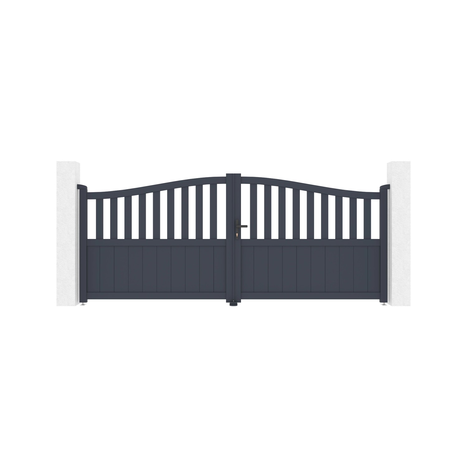 Casanoov Flügeltor 3 4X1 4M Meije & Tor 1M Meije H 1 4M Grau günstig online kaufen