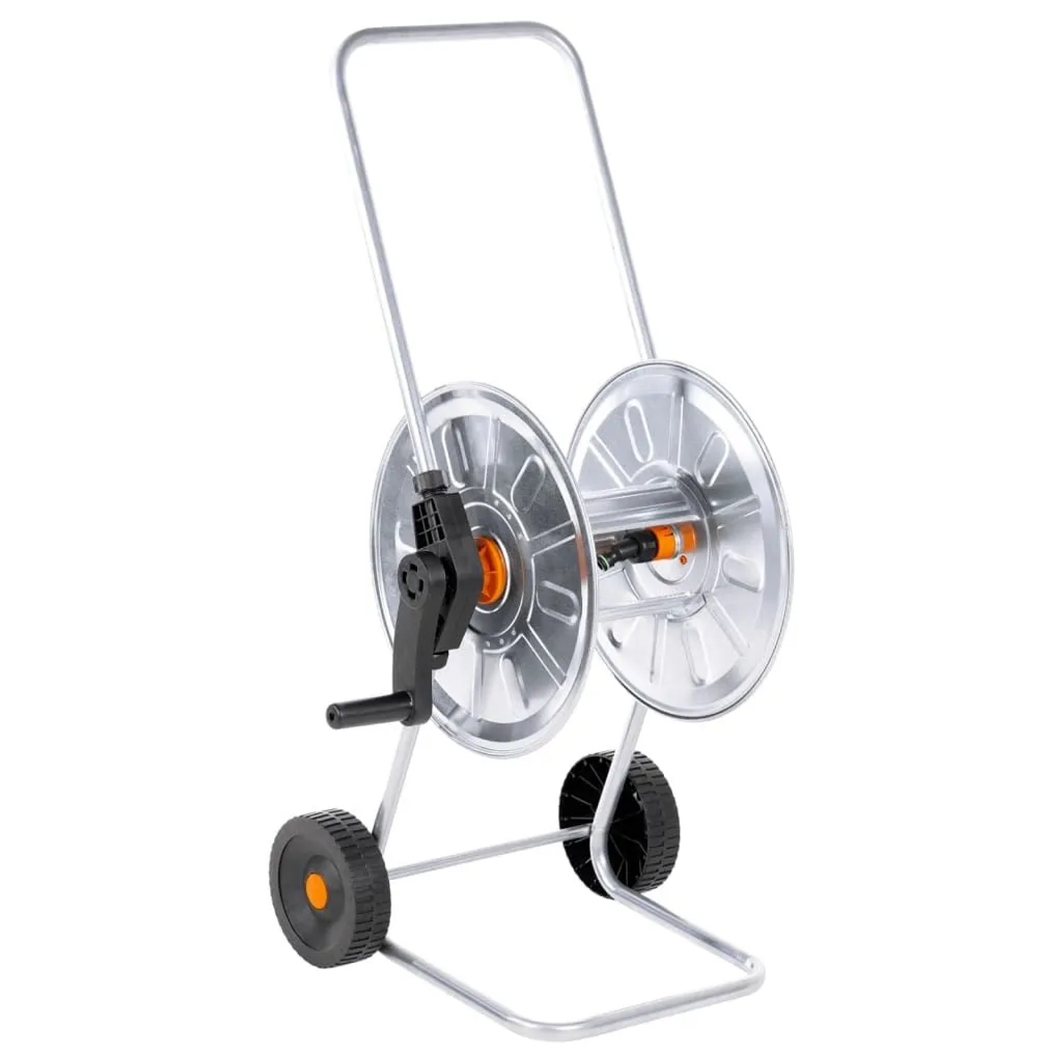 vidaXL Schlauchwagen für 50 m oder 35 m Schlauch Stahl 4005279
