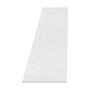 Ayyildiz Kurzflorteppich Nizza in Creme, 80x250 cm. Schlichter, melierter Teppich für Wohnräume.