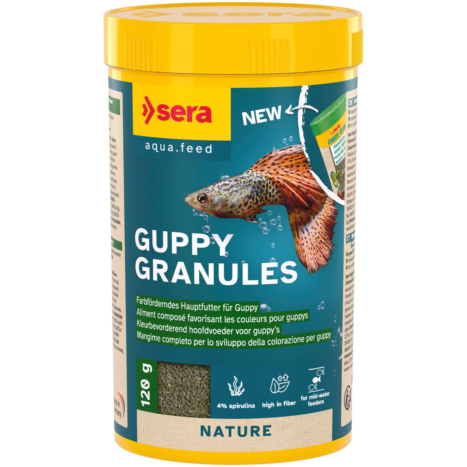 Sera Guppy Gran Nature 250 ml