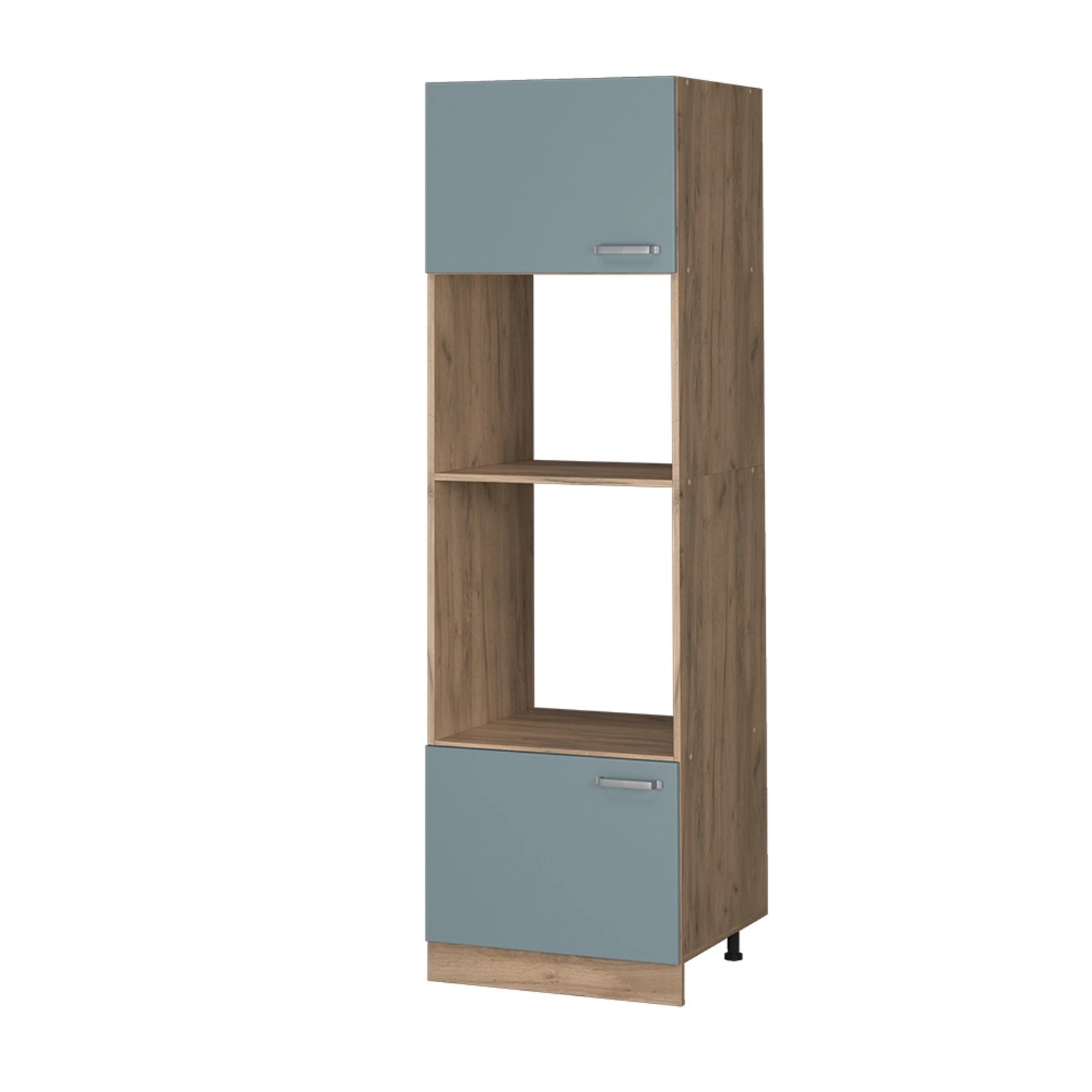 Vicco Mikrowellenschrank R-Line Küchenregal für die Mikrowelle Blau-Grau/Go günstig online kaufen
