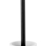 Schöner Wohnen WC-Garnitur Balatro mit Edelstahl-Stiel und Diatomit-Halter in Marmor-Optik.